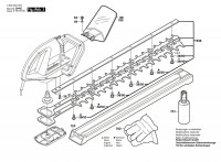 Bosch 0 600 840 203 AHS-65-34 Hedge-Trimmer Spare Parts